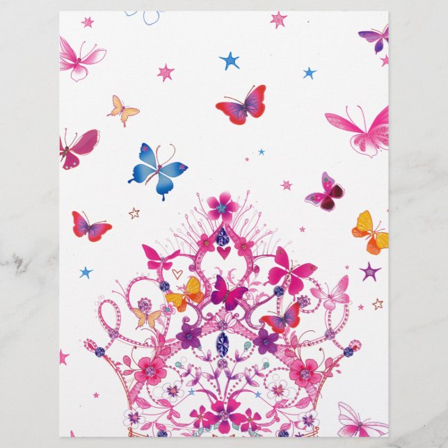 Butterfly Bliss Lovely Flight: Stunning Colourful  (Front)