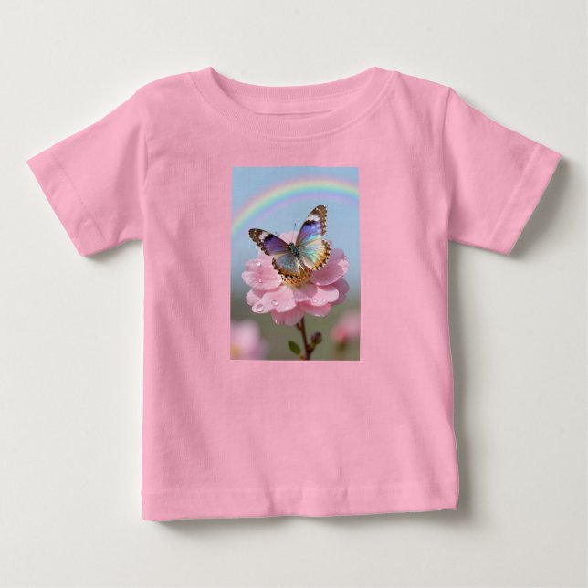 Butterfly Bliss Pink Shirt (Front)