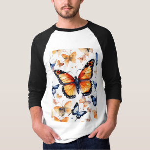 Butterfly Bliss" Unisex Tee: Embrace Elegance with T-Shirt
