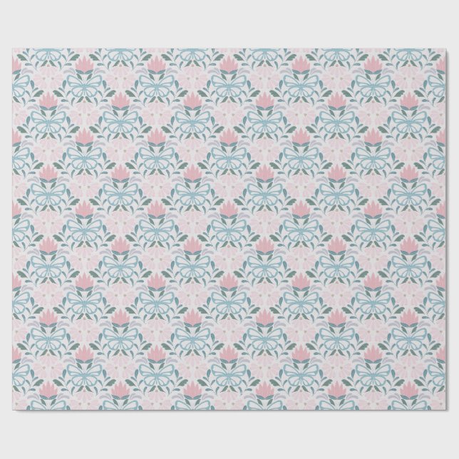Butterfly Bloom Wrapping Paper (Flat)