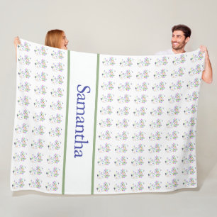 Butterfly Blooms 60 x 80 Fleece Blanket