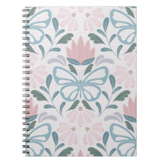 Butterfly Blooms (Large Scale) Notebook