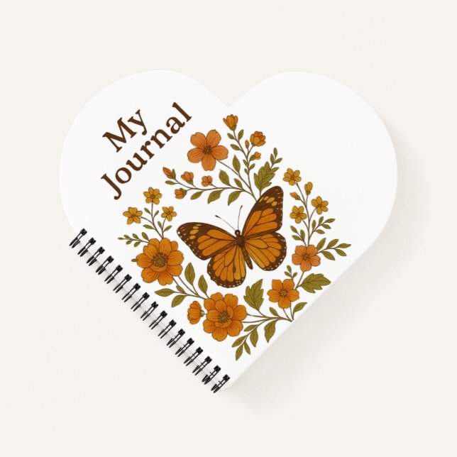 🦋 Butterfly Blossoms Planner 🌸 Notebook (Front)