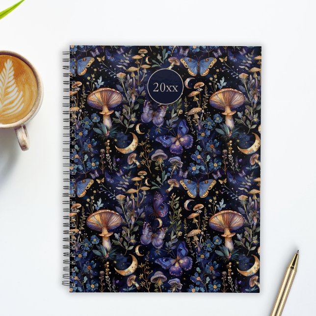 Butterfly Botanical Celestial Mystical Pattern Planner (Creator Uploaded)