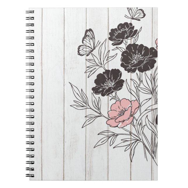 Butterfly Bouquet Notebook (Front)