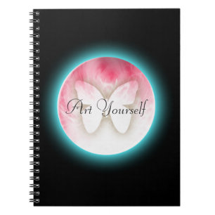 Butterfly Bubbles Spiral Notebook