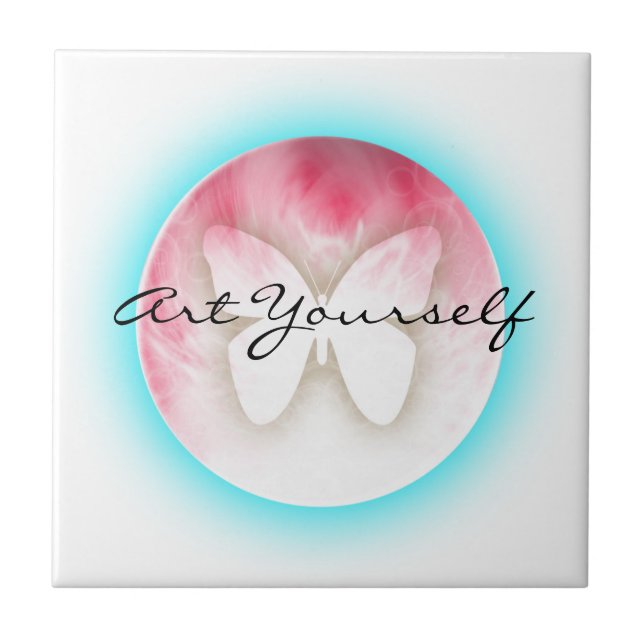 Butterfly Bubbles Tile (Front)