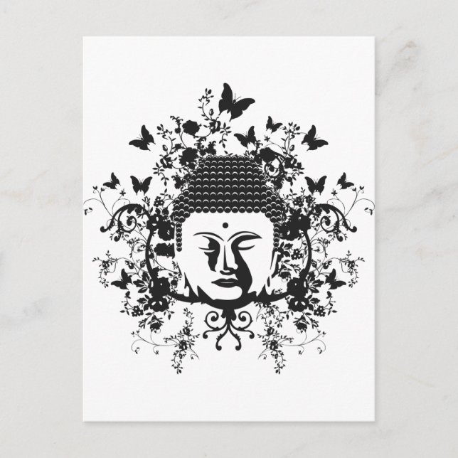 Butterfly Buddha Postcard (Front)
