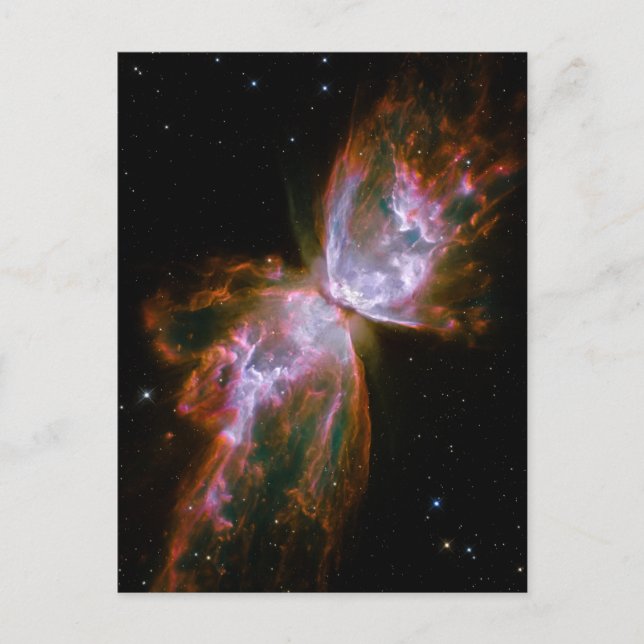 Butterfly / Bug Nebula (Hubble Telescope) Postcard (Front)