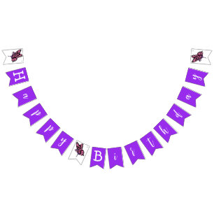 Butterfly bunting banner