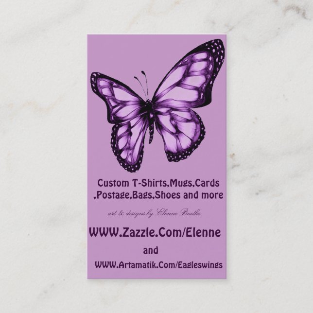Butterfly__ Business Card (Front)