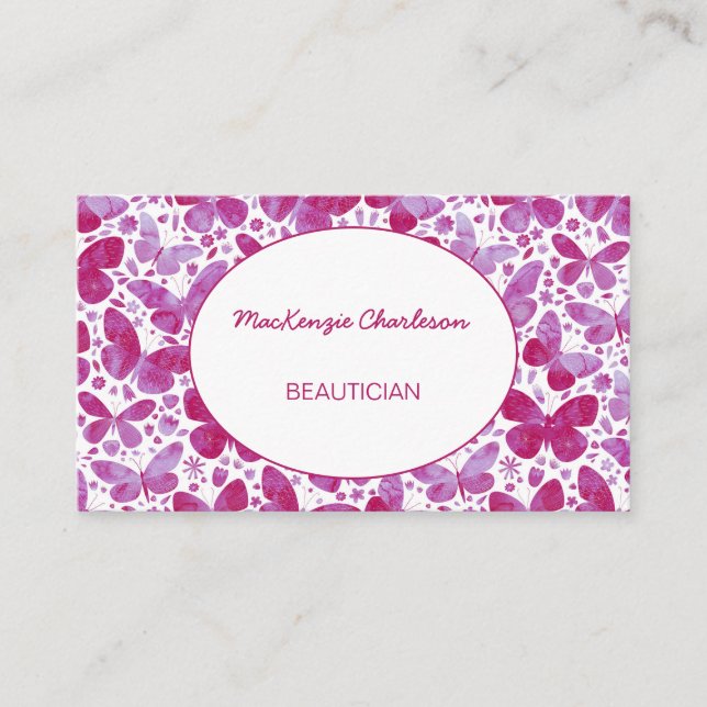 Butterfly Business Card (Front)