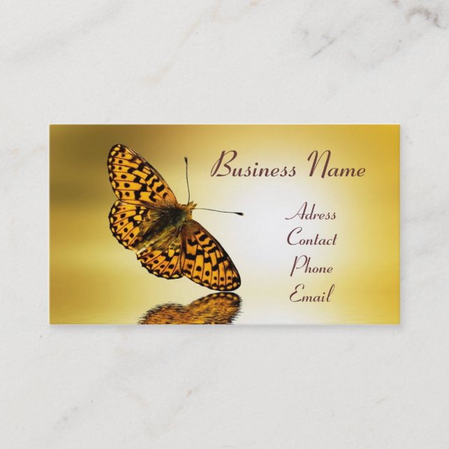 Butterfly Business Card (Front)
