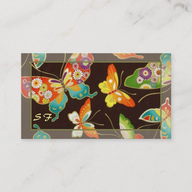 Butterfly Business Card (Front)