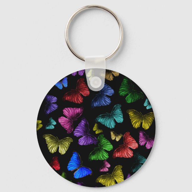 Butterfly Butterfly Key Ring (Front)