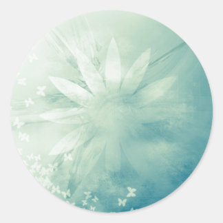 Butterfly_by_Solsolisdeus Classic Round Sticker