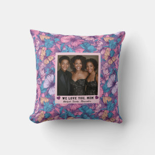 Butterfly Camo Best Cat Mum Home Styling Romanti Cushion