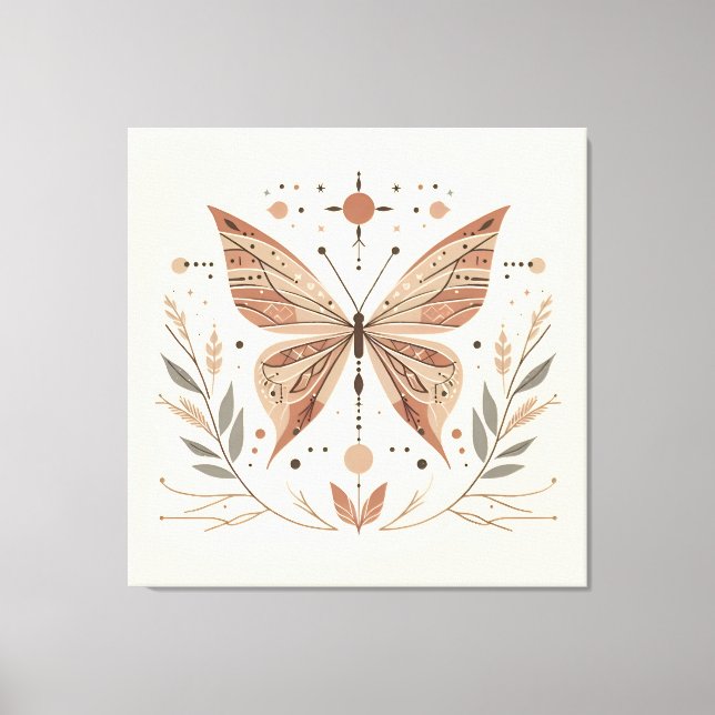 Butterfly Canvas Art | Colourful Nature-Inspired  (Front)