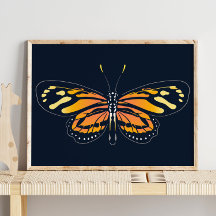 Butterfly | Canvas Jungle Wall Print