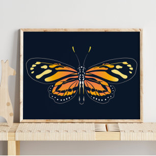 Butterfly   Canvas Jungle Wall Print
