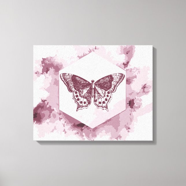 butterfly canvas print (Front)