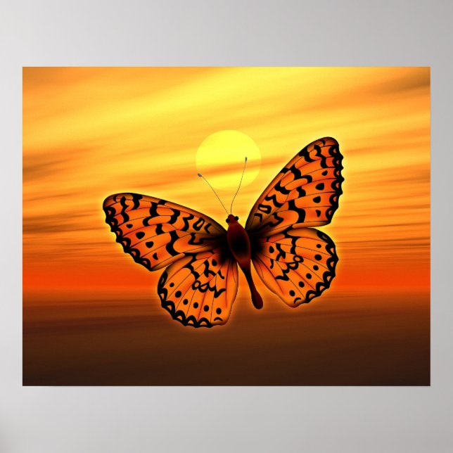 Butterfly Card Poster (Front)
