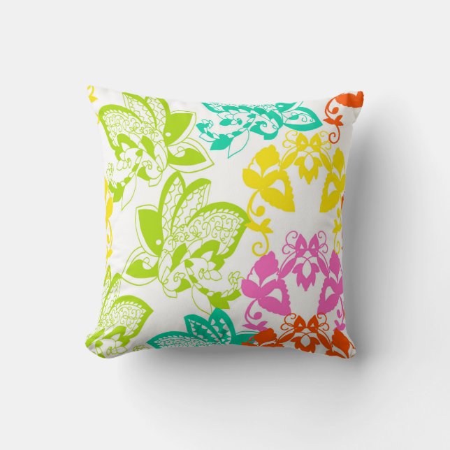 Butterfly Carnival Cushion (Front)