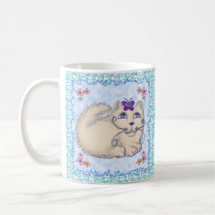 Butterfly Cat mug