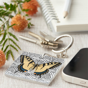 Butterfly Centre of Attention Key Ring