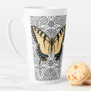 Butterfly Centre of Attention Latte Mug