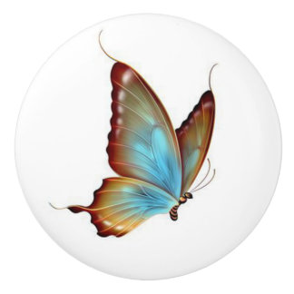 Butterfly/Ceramic Knob