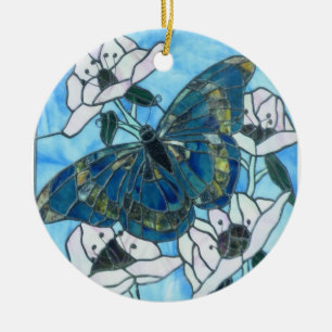 Butterfly Ceramic Tree Decoration