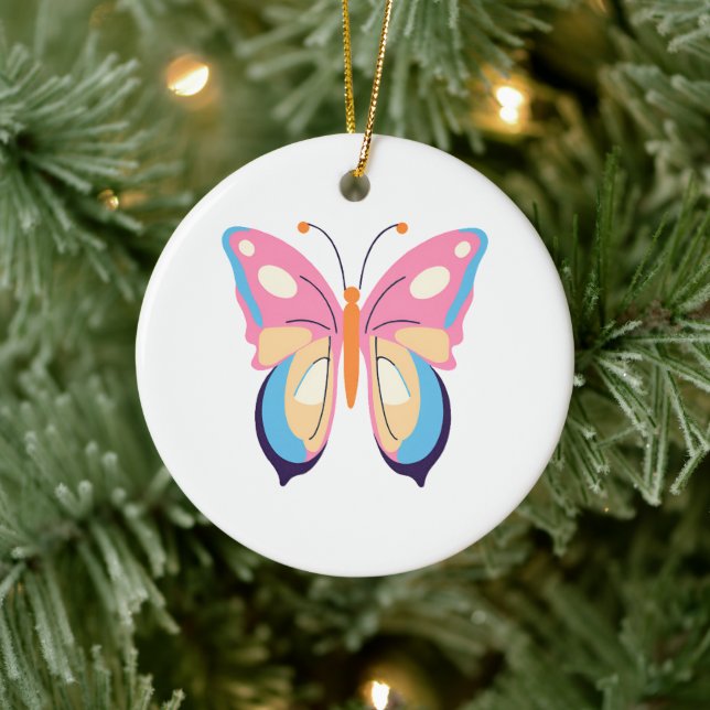 Butterfly Ceramic Tree Decoration (Tree)