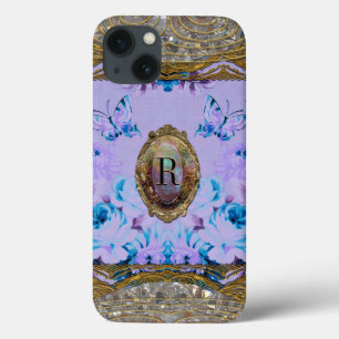 Butterfly Chic Delight Monogram II iPhone 13 Case