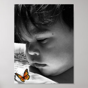 Butterfly child poster