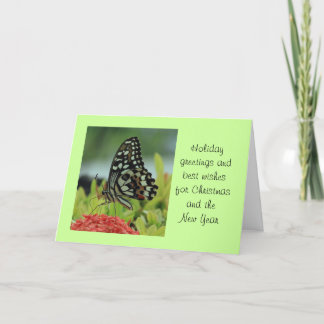 Butterfly Christmas Card