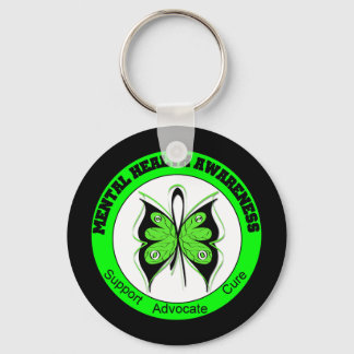 Butterfly Circle Mental Health Awareness Key Ring