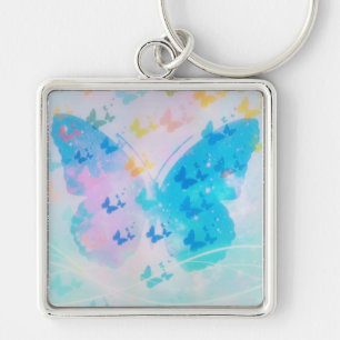 Butterfly Cloud Chain Key Ring