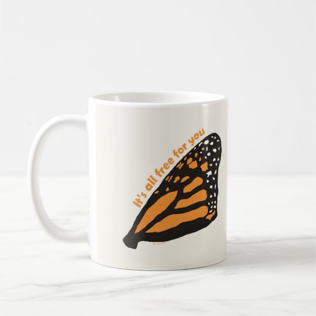 butterfly coffee mug (Left)