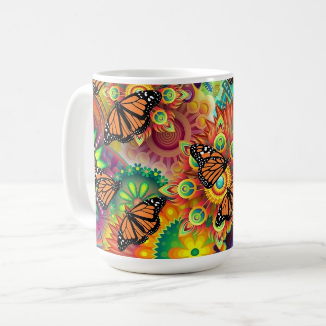 Butterfly Coffee Mug (Front Left)