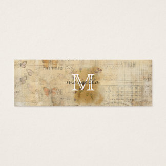 Butterfly collage BAckground Monogram