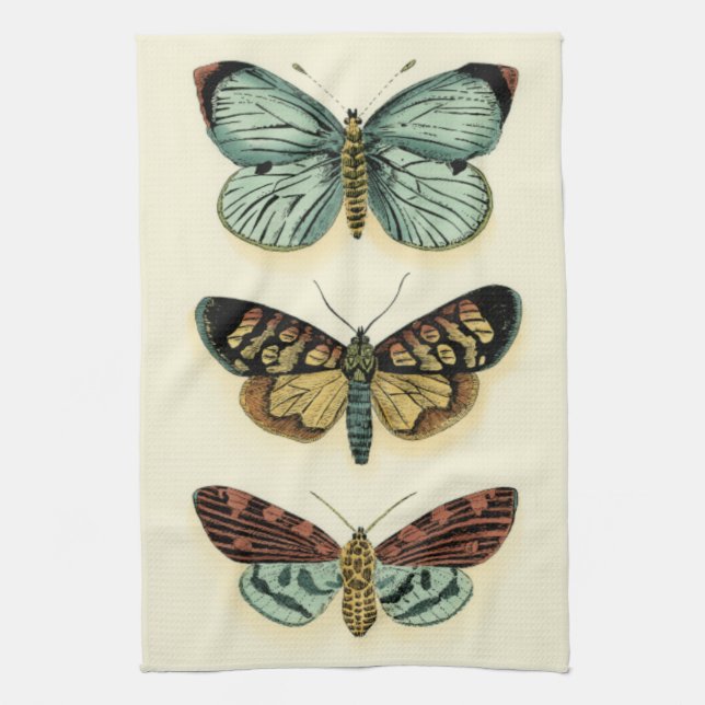Butterfly Collection by Chariklia Zarris Tea Towel (Vertical)