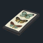 Butterfly Collection by Chariklia Zarris Tri-fold Wallet<br><div class="desc">This painting by Chariklia Zarris is a lepidopterists' dream! An amazingly detailed print of a butterfly collection,  this piece is stunning in its use of colour. Get your copy today!</div>