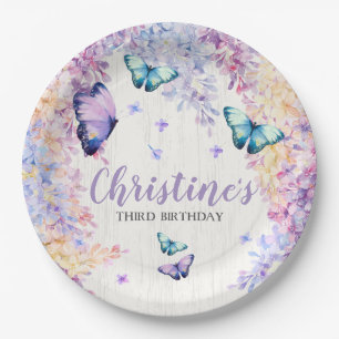 Butterfly Collection Paper Plate