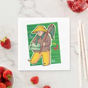 Butterfly Collector Napkin