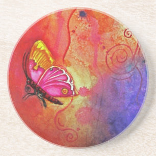 Butterfly Colour Blast Coaster