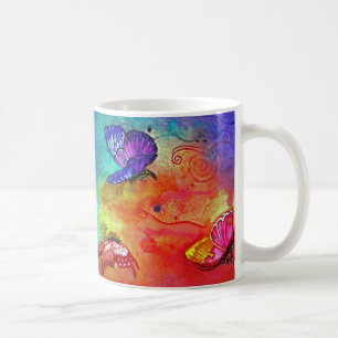 Butterfly Colour Blast Coffee Mug