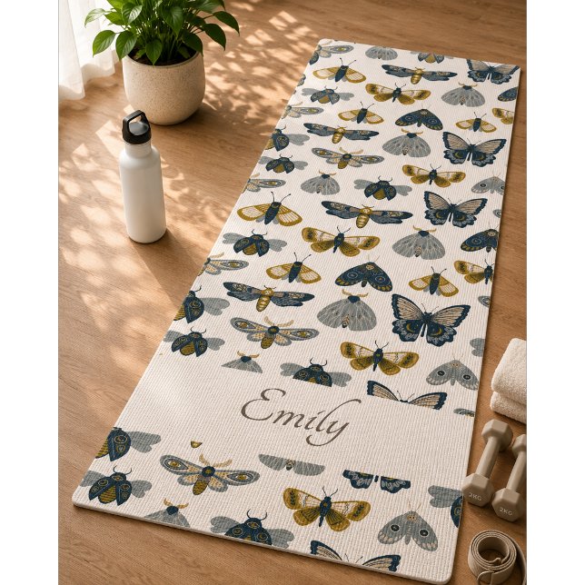  Butterfly colourful Pattern Yoga Mat (Creator Uploaded)