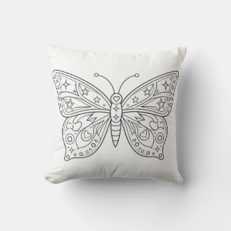 Butterfly Colouring Book Pillow