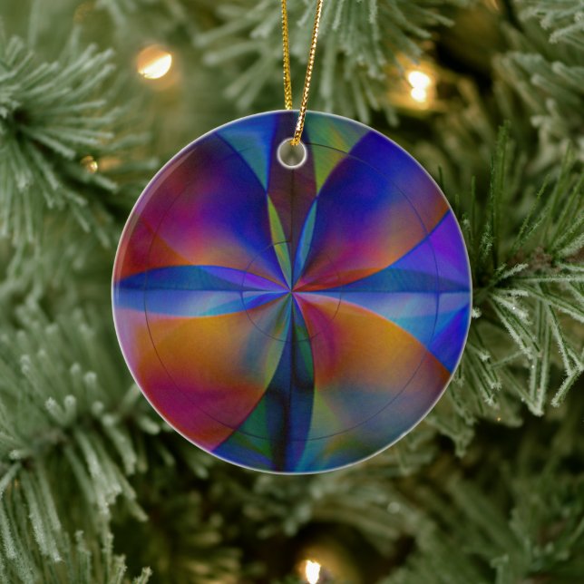 Butterfly Colours Ceramic Tree Decoration (Tree)